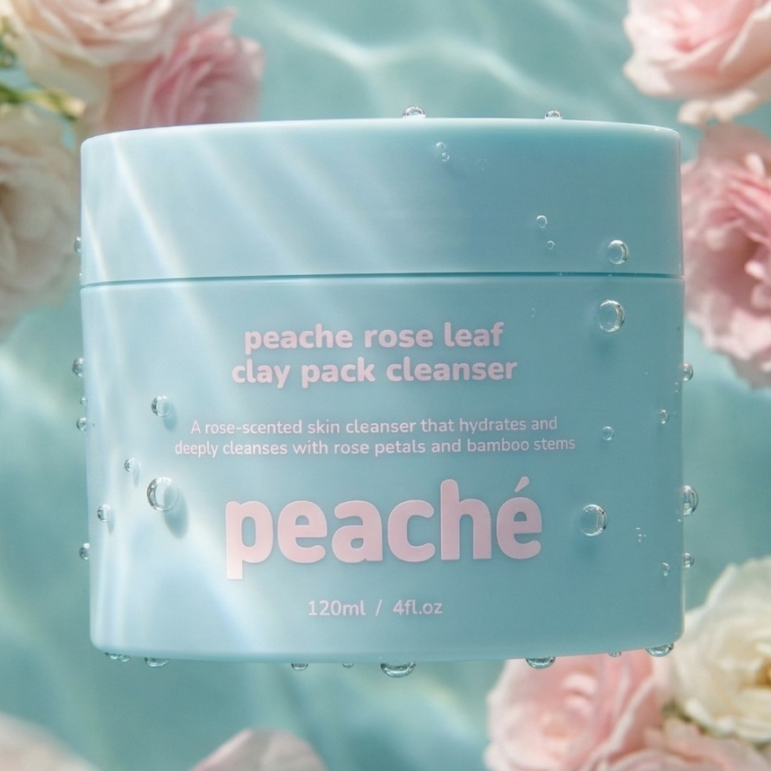 Peache Rose Leaf Clay Pack Cleanser