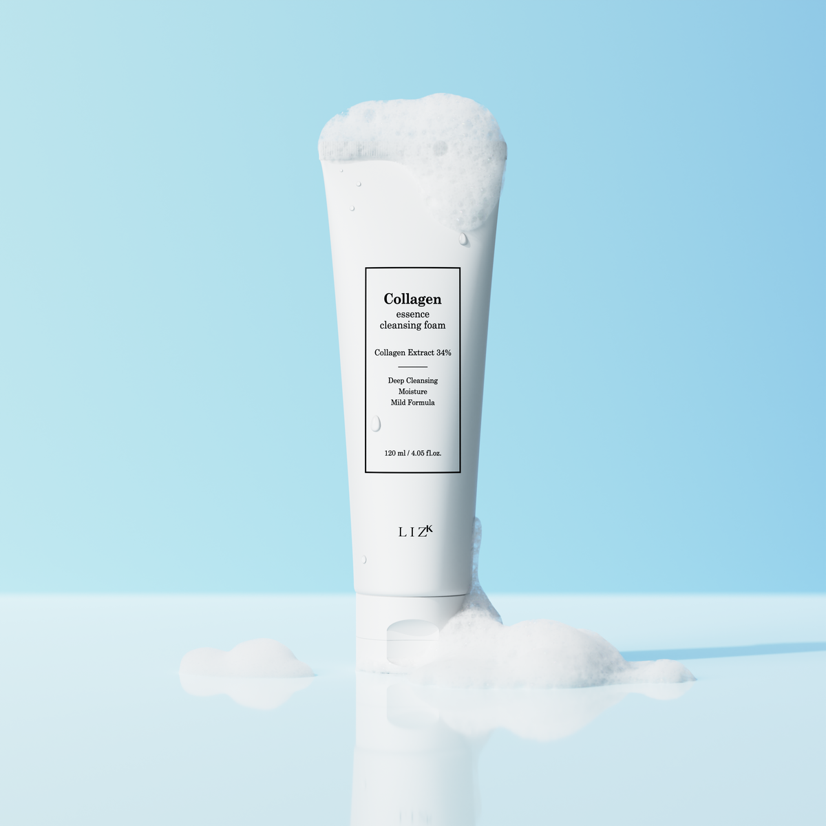 LIZK Collagen Essence Foam Cleanser 120ml