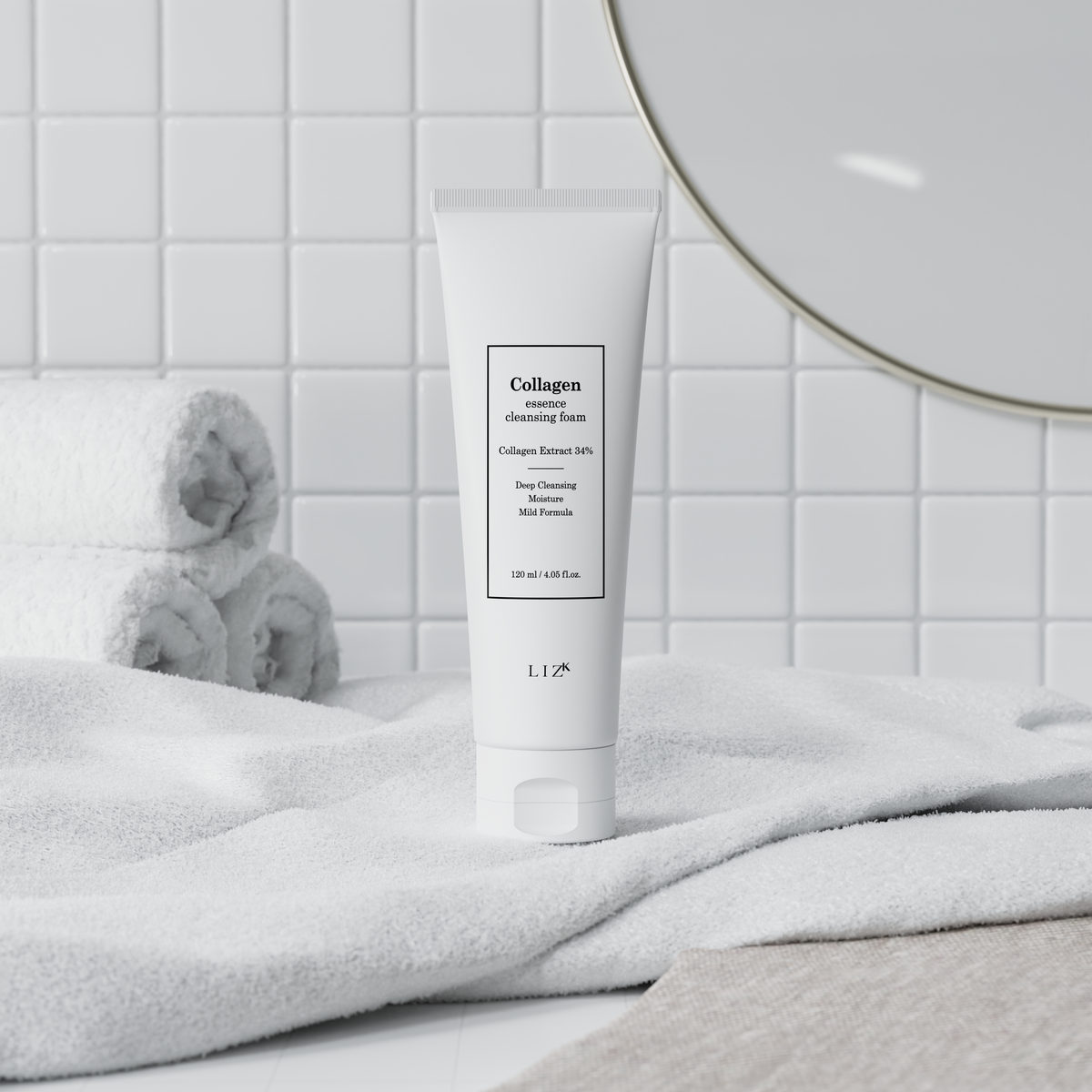 LIZK Collagen Essence Foam Cleanser 120ml