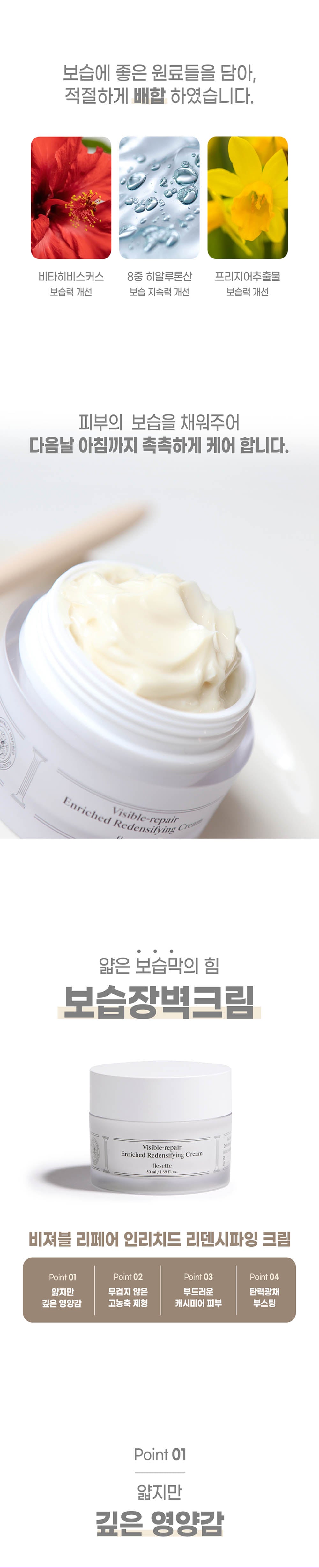 flesette Visible-repair Enriched Redensifying Cream 50ml