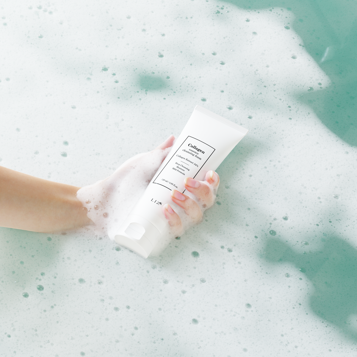LIZK Collagen Essence Foam Cleanser 120ml